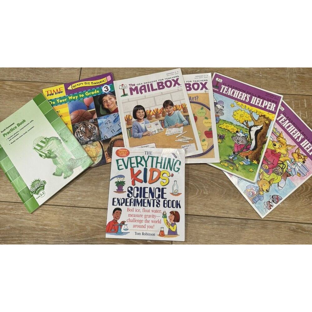 Classroom Skill Builders Teacher's Helper Grades 2-3 Workbooks Science Vocab Lot